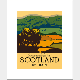 "For a wonderful Trip!" Scotland By Train Posters and Art